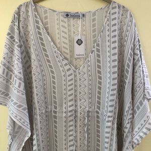 ISALORA. Caftan lounger / cover up OS!
